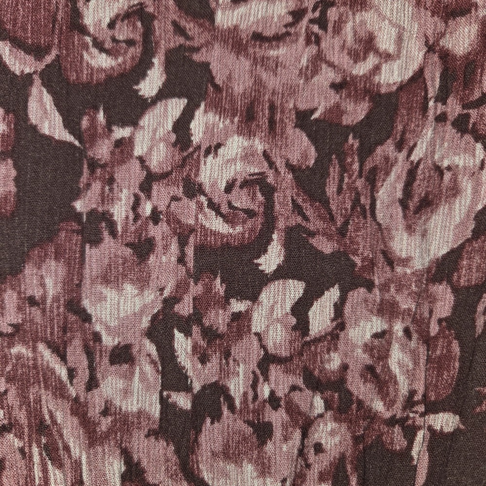 BOHME Floral Long Sleeve Maxi Dress Size Small Roses Smocked Flowy Boho Chic - Picture 6 of 12